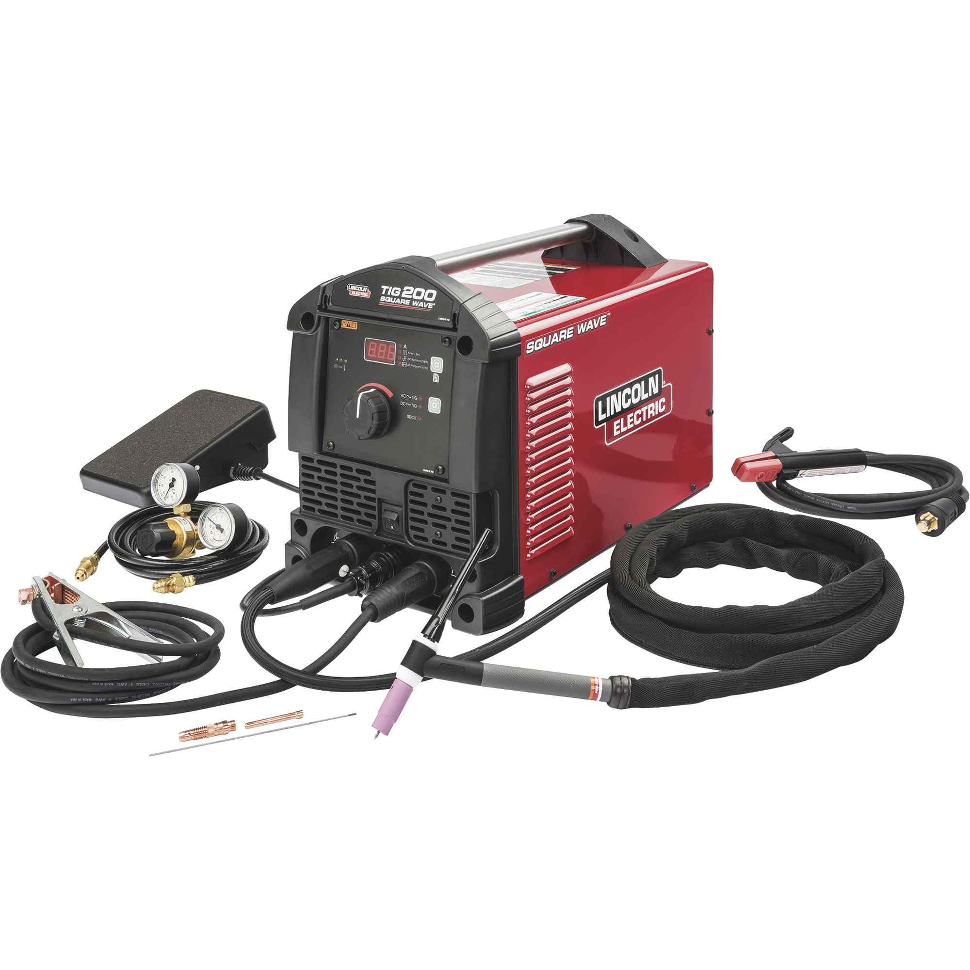 Lincoln Electric Square Wave TIG 200 Welder, 120/230 Volts, 10-200 Amp Output, Model# K5126-1